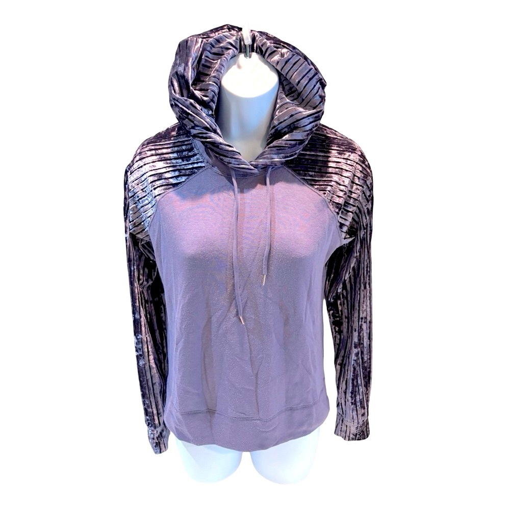 Calia by Carrie Underwood Purple Hoodie with Velvet Sz‎ XS